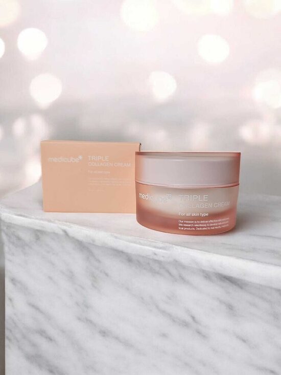 Medicube Triple Collagen Cream – atjaunojošs sejas krēms ar trīskāršu kolagēna formulu